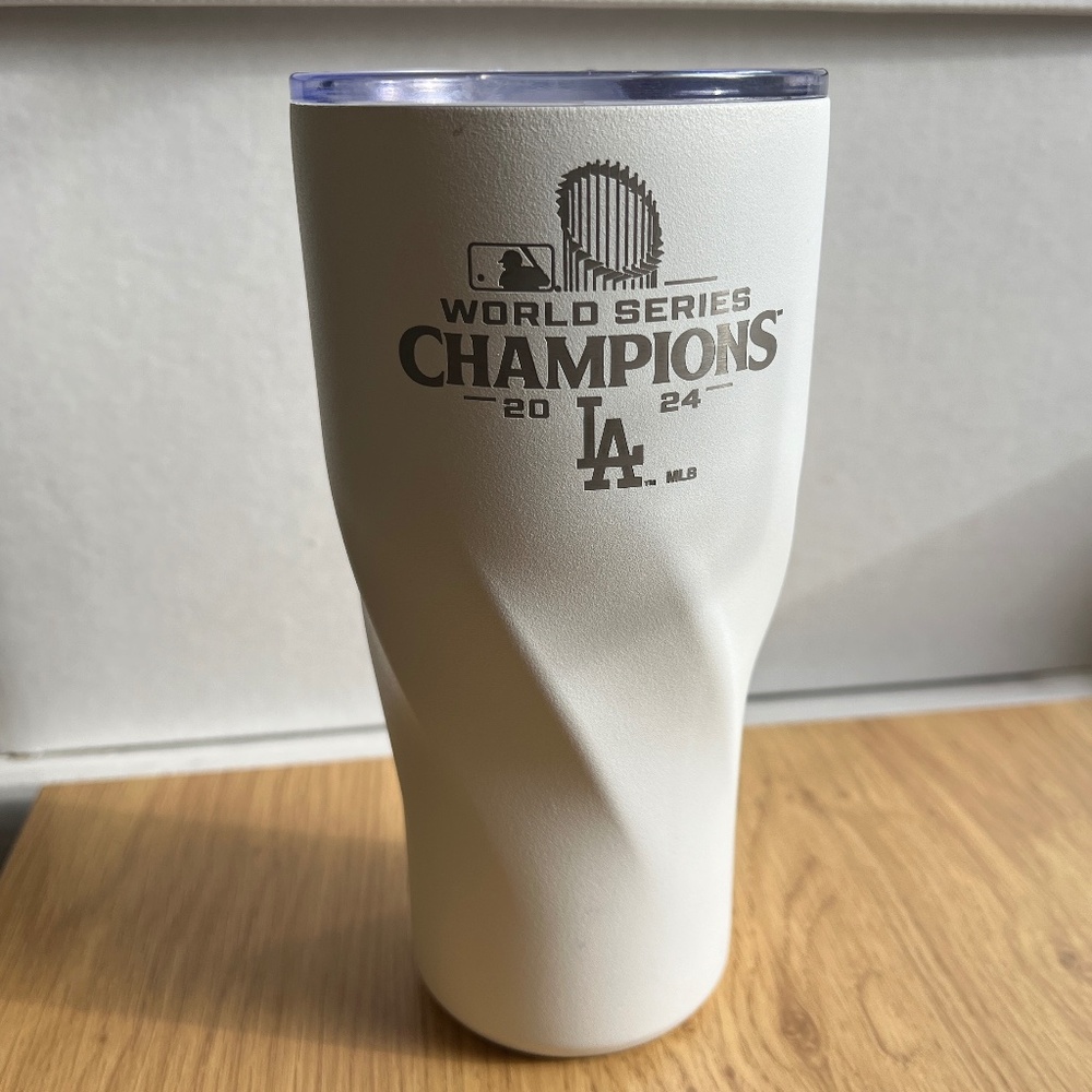 NWT WinCraft LA Dodgers World Series Champs Insulated Morgan Tumbler Travel Mug